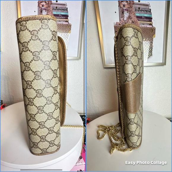 ✅Authentic GUCCI  GG PVC Leather Crossbody Bag - Picture 9 of 17